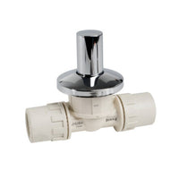 VALVOLA A SFERA DA INCASSO A PASSAGGIO TOTALE CONNESSIONE MEDIANTE BICCHIERATURA IN TECNOPOLIMERO SE - 16X2  - VIL