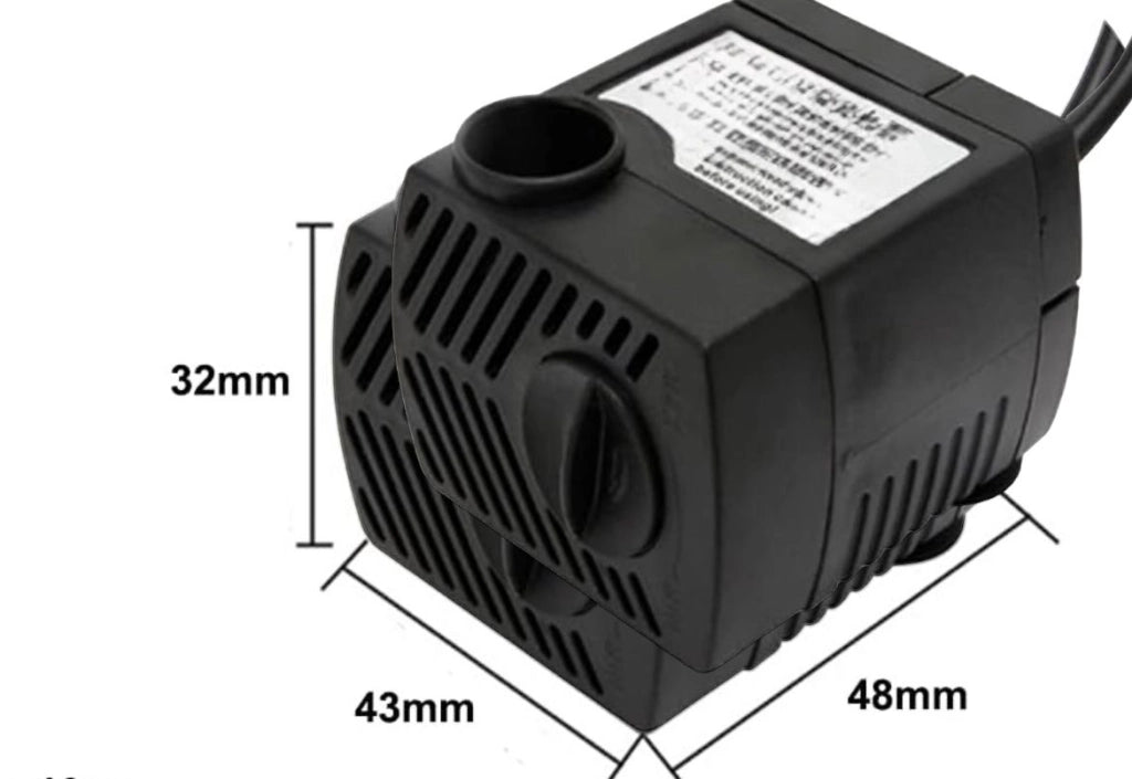 Pompa sommergibile per acquario riciclo acqua dolce salata 300L/H 5W DN-3200