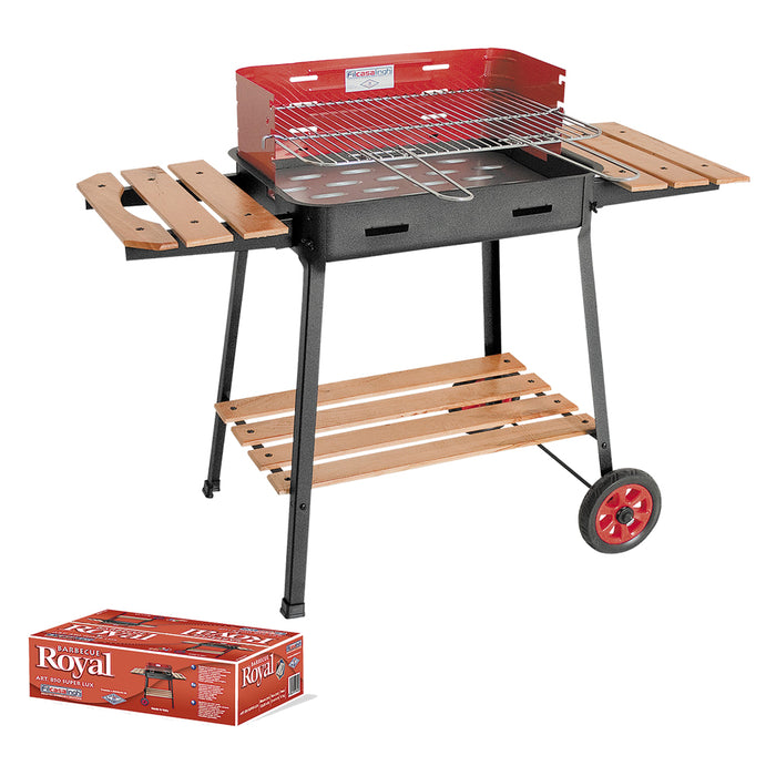 BARBECUE RETTANGOLARE '850 SUPER LUX' cm 53 x 39 x h. 80  - FILCASALINGHI