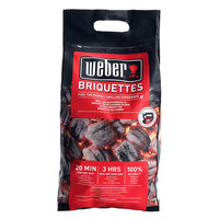 CARBONE 100% NATURALE PER GRILL 'BRIQUETTES' Kg 4 ca.  - WEBER