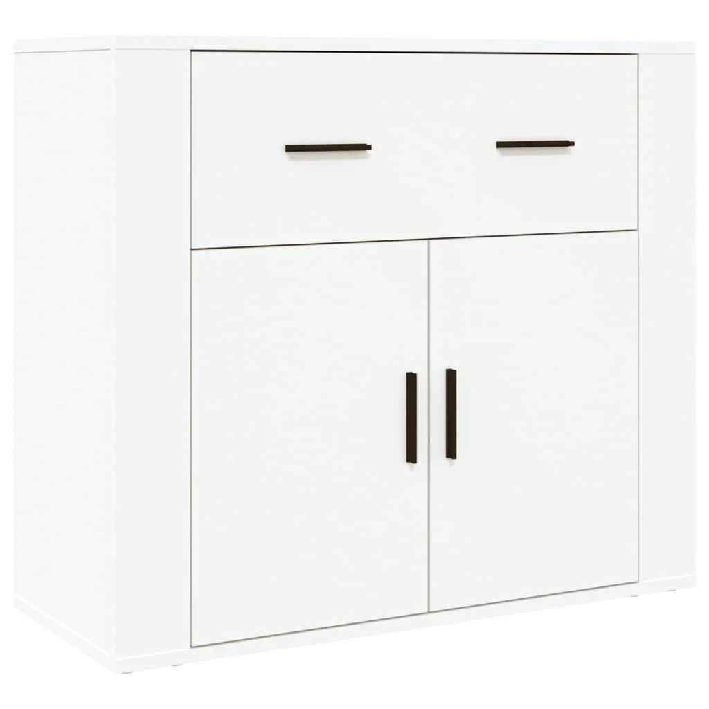 Buffet credenza cassettiera armadio mobile contenitore organizer cucina soggiorno salotto alto legno ingegnerizzato bianco 02_0032780