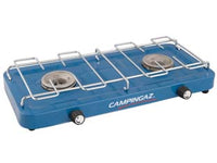 BASE CAMP FORNELLO 2 FUOCHI- - peso Kg. 1,4 - dimensioni cm.43x24x7,5h. - 1 pezzi CAMPINGAZ