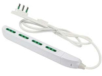 MULTIPRESA 4 POSTI BIPASSO + SHUKO BIANCA- - bianca 47404 - 1 pezzi FANTON