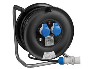 AVVOLGICAVO ELETTRICO DA CANTIERE UNIVERSALE 3PRESE MT20 LINEA GARANTI- - mt.20 14620 - 1 pezzi FANTON