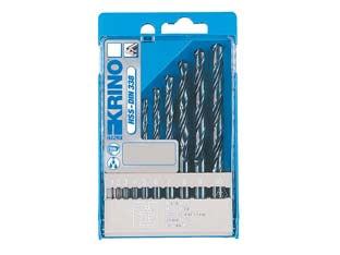 PUNTE HSS DIN 338 RULLATE IN SET DA 10 PEZZI - 1 pezzi KRINO