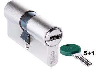 CILINDRO EUROPEO DOPPIO PROFILO R700 82R70- - mm.60 centrato (30x30) (82R7030309C.H526) - 1 pezzi ISEO