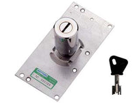 CILINDRI A POMPA PER SERRATURE CON 3 CHIAVI PIASTRA RETTANG. Ø MM.34- - 91284 mm.60 adatto per 30.406 - 30.436-437 - 1 pezzi MOTTURA