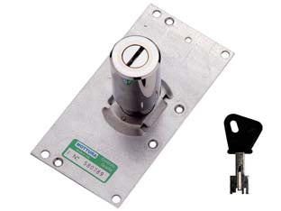 CILINDRI A POMPA PER SERRATURE CON 3 CHIAVI PIASTRA RETTANG. Ø MM.34- - 91284 mm.60 adatto per 30.406 - 30.436-437 - 1 pezzi MOTTURA