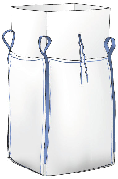 SACCO BIG BAG CARAMELLA DI CARICO/FONDO CHIUSO CapacitÃE kg. 1.500 cm. 90x90x120 h