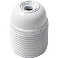 PORTALAMPADA FILETTATO E27 Colore Bianco - LAMPO