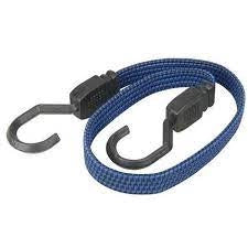 Corda elastica piatta con gancio in acciaio ricoperto in plastica 889 mm silverline
