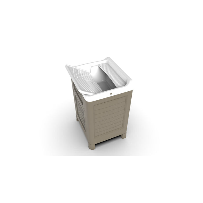 LAVATOIO MOBILETTO ARTU CM.51X60X89 TORTORA- 1,0 pz