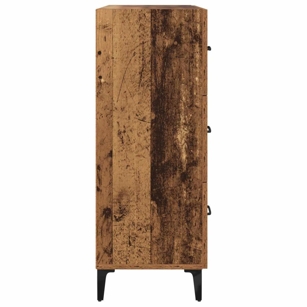 Credenza | Madia | Buffet da pranzo | Armadio da pranzo con cassetto Legno vecchio 69,5 x 34 x 90 cm