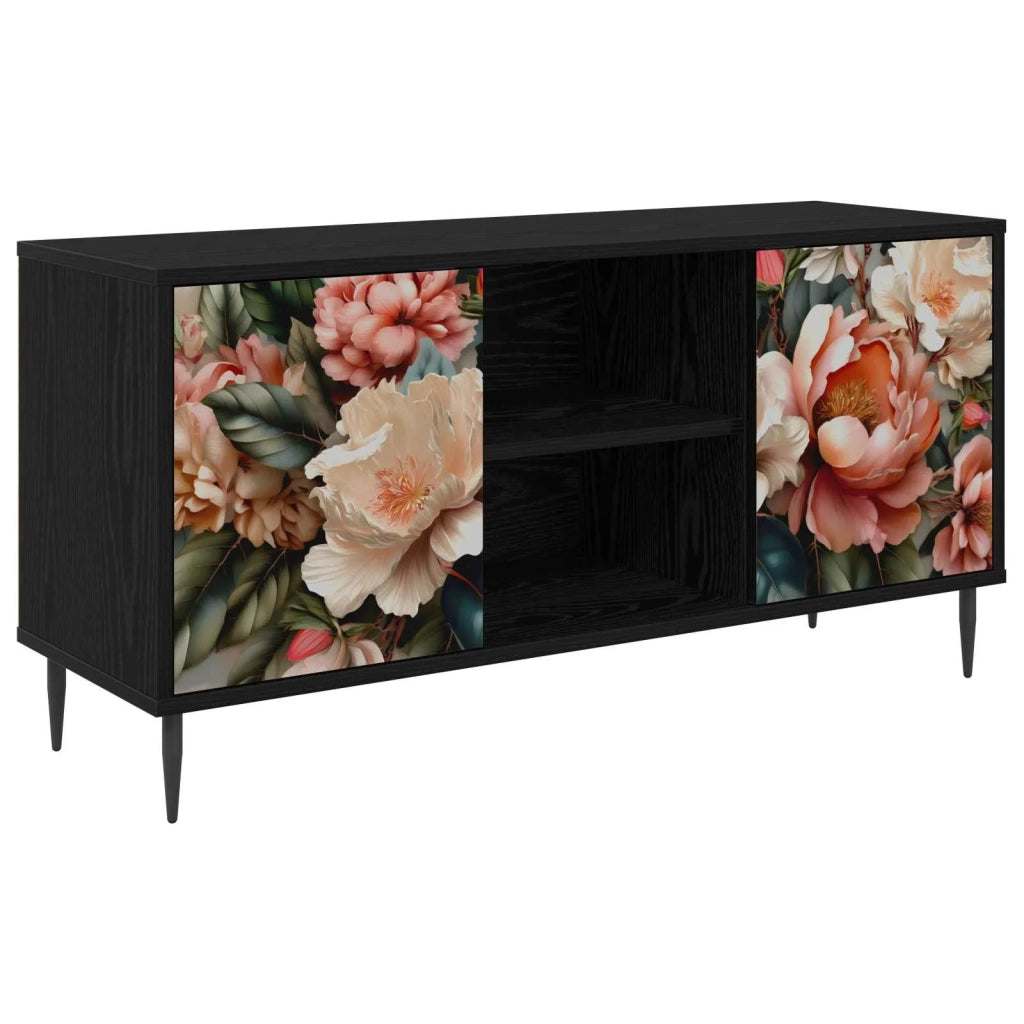 Mobile TV BORNE 102 x 33 x 51 cm Rovere Nero 8007056