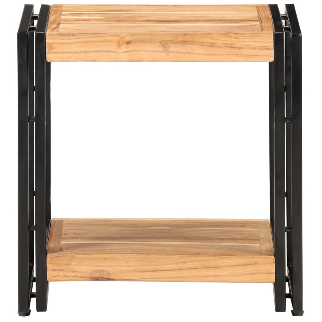 Tavolino Laterale 40x30x40 cm in Legno Massello di Acacia 320683