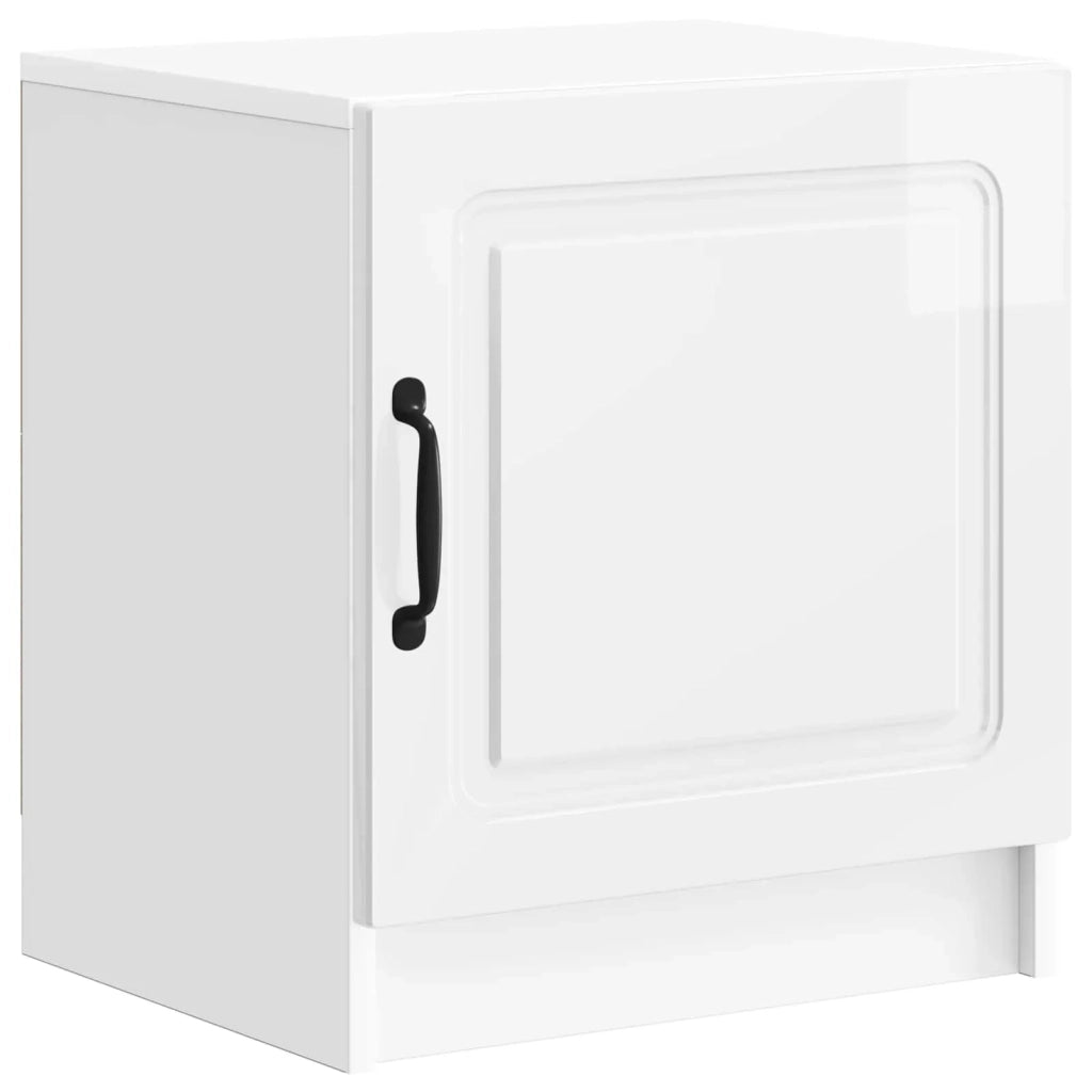 Armadio da Notte 2 pcs Bianco Lucido 43 x 34,5 x 47 cm 895724