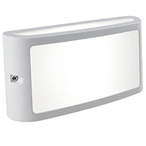 APPLIQUE LED 'SCREEN' bianco per esterno balcone e giardino 10 watt  SOVIL