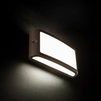 APPLIQUE LED 'SCREEN' bianco per esterno balcone e giardino 10 watt  SOVIL