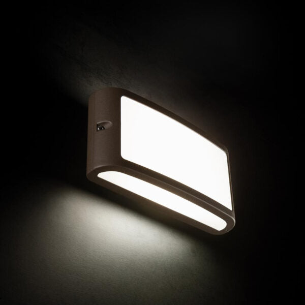 APPLIQUE LED 'SCREEN' bianco per esterno balcone e giardino 10 watt  SOVIL