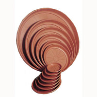 SOTTOVASO ERICA 18CM TERRACOTTA- 24,0 pezzi