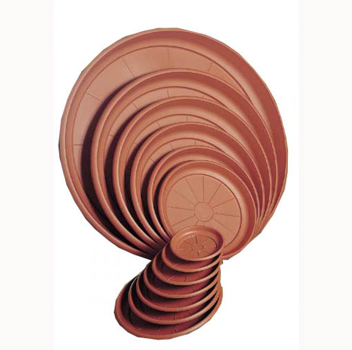 SOTTOVASO ERICA 14CM TERRACOTTA- 24,0 pezzi