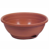 CIOTOLA SERENELLA C/RISERVA 30X12HCM 5L TERRACOT- 1,0 pz