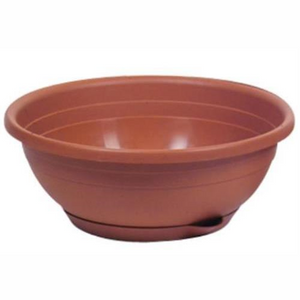 CIOTOLA SERENELLA C/RISERVA 30X12HCM 5L TERRACOT- 1,0 pz