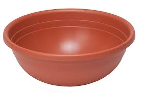 VASO CIOTOLA CLIVIA 20X8HCM 1L TERRACOTTA- 1,0 pz