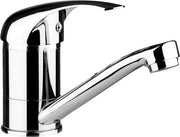 Fonte a 360 gradi rotante - ottone e acciaio inossidabile - miscelatore a un giro - installazione semplice - risparmio d'acqua