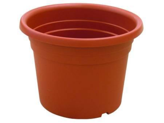 VASO CILINDRO DAHALIA 17X13HCM 2L TERRACOTTA- 12,0 pz