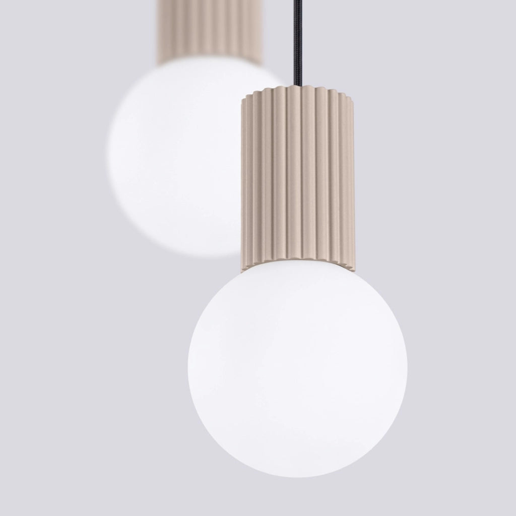 Lampada a sospensione HALO 2P taupe