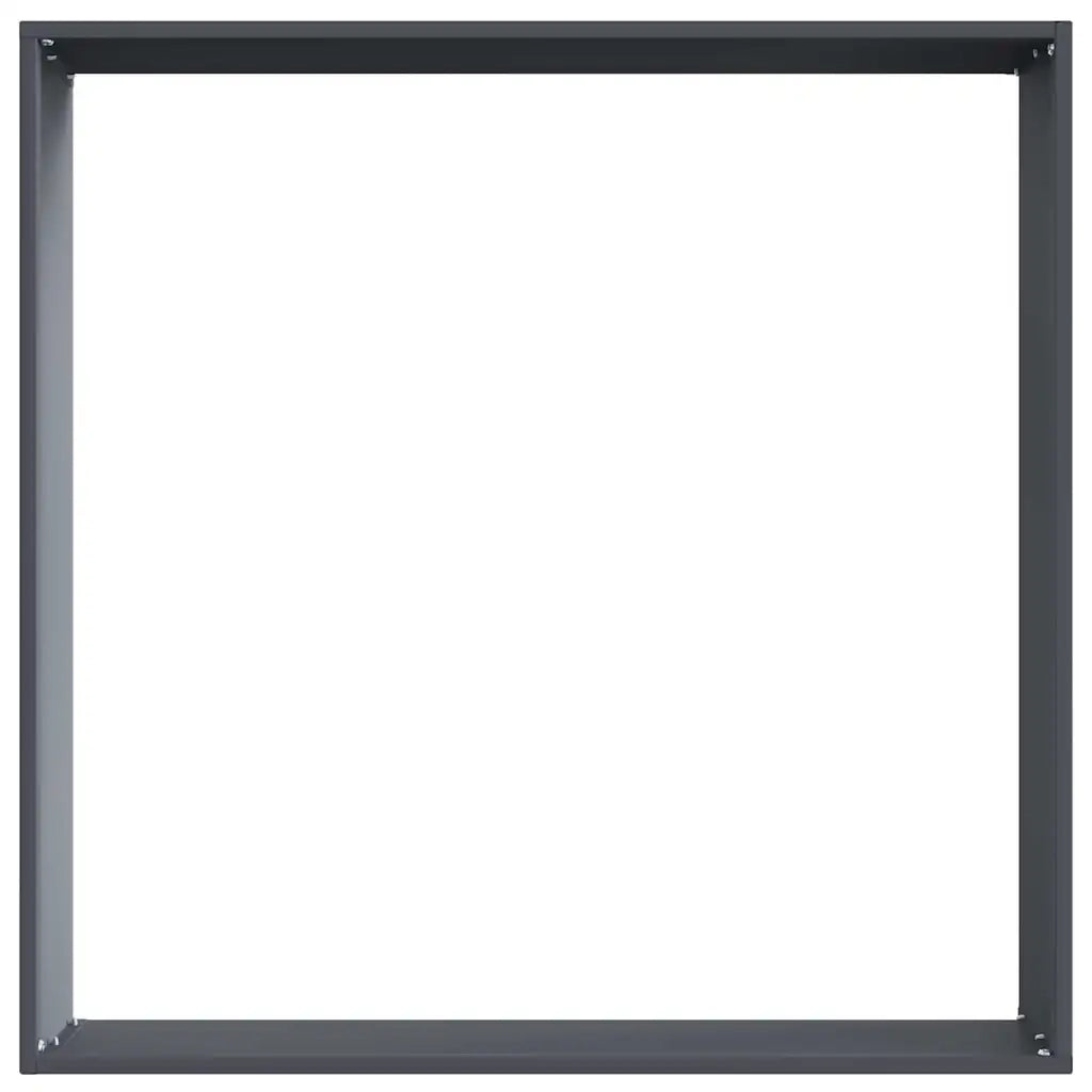 Bordura per Prato Antracite 60 x 60 x 13 cm Acciaio 874734