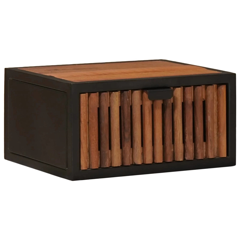 Comodino a muro fatto a mano Naturale 40 x 30 x 20 cm 42020088