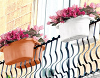 FIORIERA DOPPIA KLUNIA 40CM TERRACOTTA- 1,0 confezione