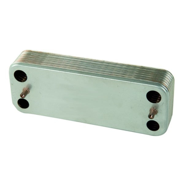 SCAMBIATORE DI CALORE SALDOBRASATO A PIASTRE PER CALDAIA MURALE - 14 PIASTRE