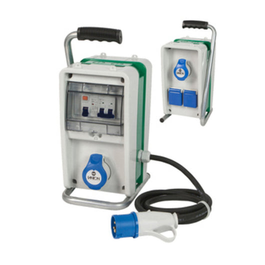 FME 74.304 QUADRO 2P CEE 220V+2BIP SCHU PORT IP44  1 PZ