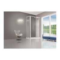 PARETE FISSA CRISTALLO TRASP. 3 MM 78/82 CM  1 PZ