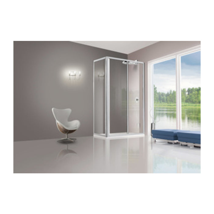 PARETE FISSA CRISTALLO TRASP. 3 MM 78/82 CM  1 PZ