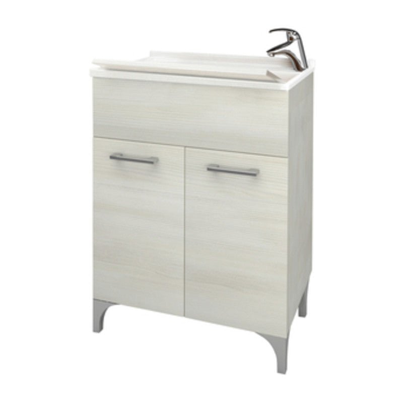 LAVATOIO LEGNO 60X50 CM ROVERE BIANCO  1 PZ