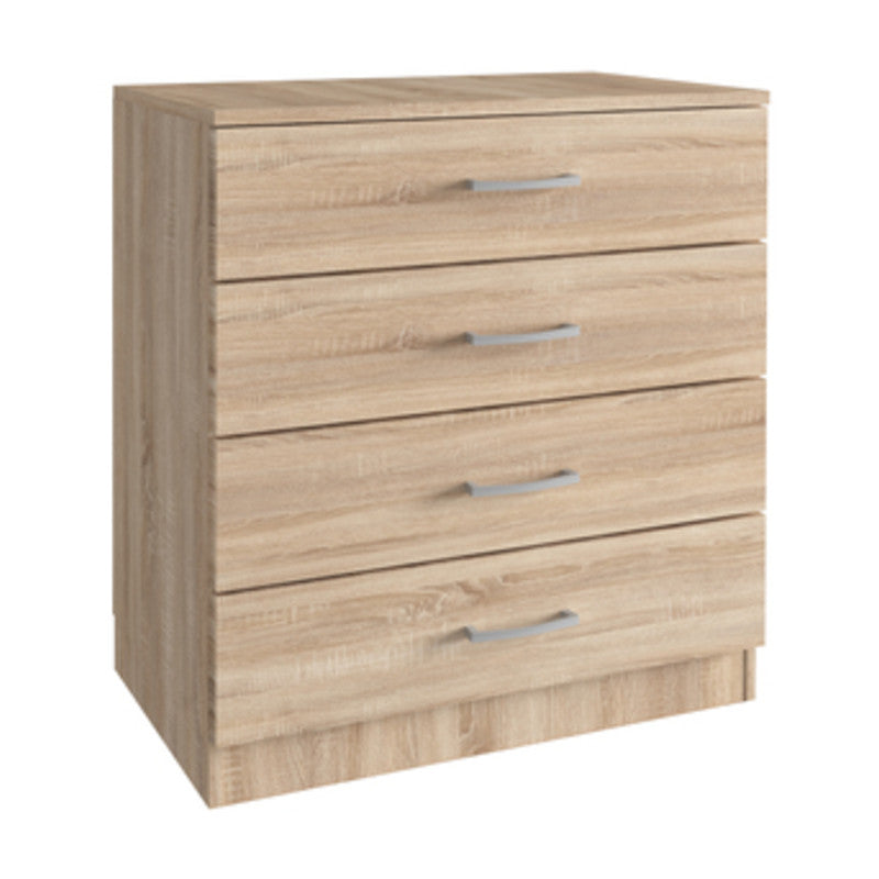 KIT CASSETTONE 4 CASSETTI 70X40XH72 CM ROVERE KITWOOD INDUSTRY 1 PZ