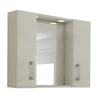 SPECCHIO DA BAGNO 960 A 2 ANTE ROVERE BIANCO  1 PZ