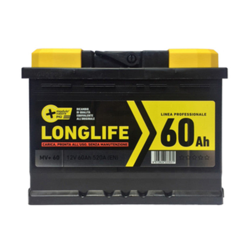 BATTERIA AUTO MV+60-520A  1 PZ