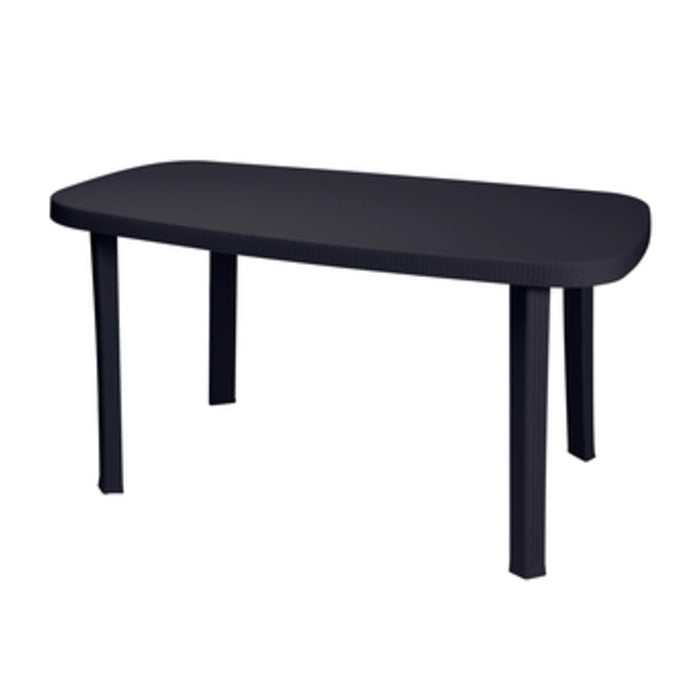 TAVOLO GARDEN OTELLO CM.136x82X72H ANTRACITE  1 PZ