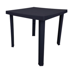 TAVOLO RESINA FIGARO 80X80XH72 CM ANTRACITE  1 PZ