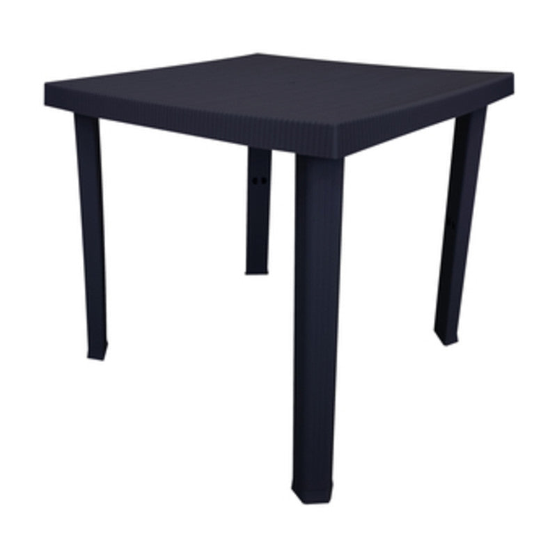 TAVOLO RESINA FIGARO 80X80XH72 CM ANTRACITE  1 PZ