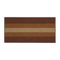 TAPPETO CUCINA MIA MARRONE 57X290 CM  2 PZ