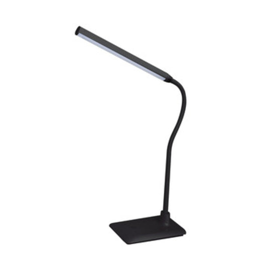 LAMPADA DA SCRITTOIO LED 6W SLIM NERO  braccio regolabile. Luce LED SMD - 6W - 510 lm - naturale 4.000k - IP20. Dimmerabile. Interruttore ''touch'' con regolazione della luminositÃ  su 4 livelli. Dimensioni ?167 x 120 x h 380 mm. Peso 0,570 kg. Colore nero. 1 PZ