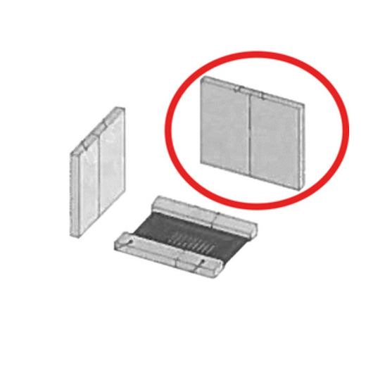 COPPIA REFRATTARIO POSTERIORE P/STUFA KIR  1 CP