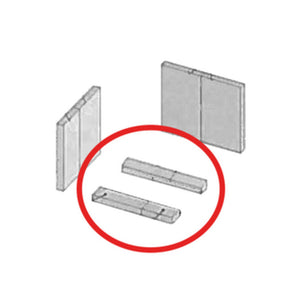 COPPIA REFRATTARIO DI BASE P/STUFA KIR  1 CP