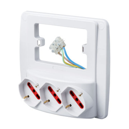 ROSI 94132 MULTIPRESA DA PARETE SMART 3PR BIP-SC  1 PZ